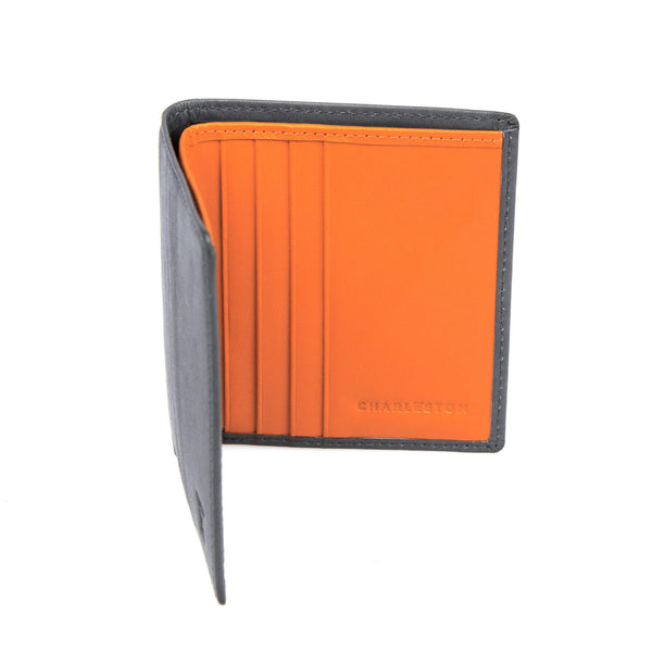 Tenká pánská kožená peněženka Astoria - pohled z profilu